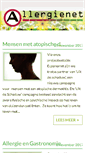 Mobile Screenshot of allergienet.be