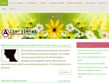 Tablet Screenshot of allergienet.be